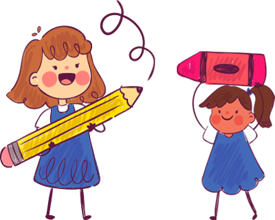 girls-with-pencil